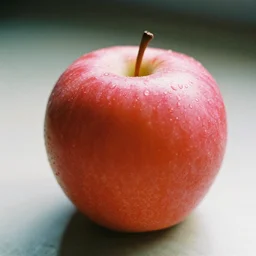 a beautiful photo of a red apple, Kodak TRI-X 400