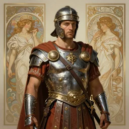 Roman solider, historical, intricate, elegant, highly detailed, digital painting, artstation, concept art, matte, sharp focus, illustration, art by Artgerm and Greg Rutkowski and Alphonse Mucha, 4K