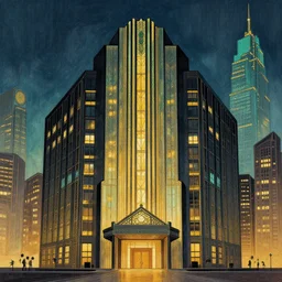 🌃 art deco,