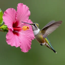ruby throated hummingbird sipping nectar from a hibiscus flower, national geographic award winning nature photography, macro lens, iso 2 0 0, 1 / 2 0 0 0 sec, f / 2 0, 1 8 0 mm focal length