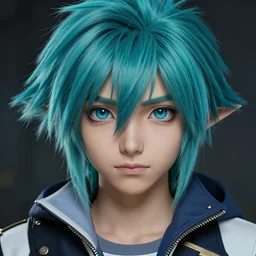 photo realistic image of aqua!!!!!!!!!! from kingdom hearts!!!!!!!!!!, stunning 3 d render inspired art by ( istvan sandorfi ) and ( greg rutkowski ), perfect facial symmetry, realistic, highly detailed attributes and atmosphere, dim volumetric cinematic lighting,
