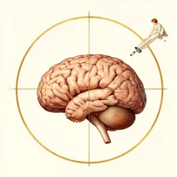 illustration of da vinci's vitruvian fox brain, composition accidental renaissance golden ratio, cinematic, by sachin teng and sergey kolesov and ruan jia and heng z and wlop. graffiti art, scifi, fantasy, hyper detailed. octane render. concept art. trending on artstation