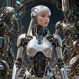 wanderer, beautiful female android!, intricate detailed environment, photorealistic!, octane render, mechanical, concept art, cinematic lighting, digital art, interstellar, hyper realism, sharp, bladerunner 2 0 4 7, 8 k. by angus mckie, moebius, maciej kuciara, stanley lau, artgerm, greg rutkowski