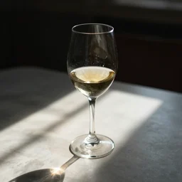 wine glass on table caustics sunlight sony a 7