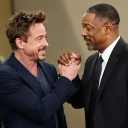 robert downey jr slaps will smith