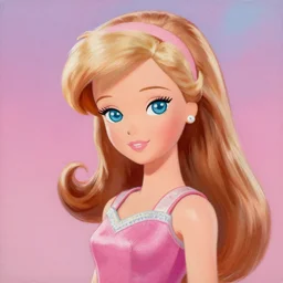 a beautiful painting barbie japan sadako, by disney concept artists