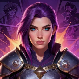 head-on symmetrical centered painted portrait, Imogen Poots as a paladin, matte painting concept Arcane DOTA Blizzard pixar, maya engine on stylized background splash comics global illumination lighting artstation, by lois van baarle, ilya kuvshinov, rossdraws