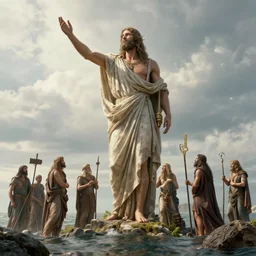 days of Noah, detailed, realistic, pristine, epic