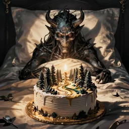 Your sleep paralysis demon brought you a cake