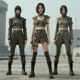 dystopian retro future fashion photos