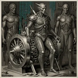 tiki deity by jeffrey smith and wlop and gustave dore, featuring engine, circuitry, code, binary, cryptonomicon, dmt entity, ambient occlusion, 3 d concept render, scientifically accurate, artstation, intricate, beautiful, look at that detail!