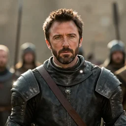 still frame from a movie, close up of ben affleck in a 15th century knight suit, centerframe, medieval background, rule of third, alexa 65, cooke prime 85mm, cinematic, film grain, flare