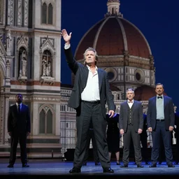 photo of a performance of the famous opera'doctor who'in florence, italy