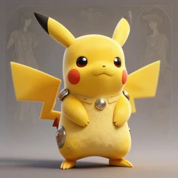 anthropomorphic pikachu octane rendering, wearing sci fi armor, diffuse lighting, fantasy, intricate, elegant, highly detailed, lifelike, photorealistic, digital painting, artstation, illustration, concept art, smooth, sharp focus, art by john collier and albert aublet and krenz cushart and artem demura and alphonse mucha