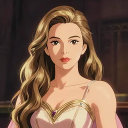 gta v character portrait of princess - mononoke - studio - ghibli