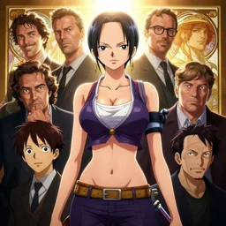 highly detailed vfx portrait of nico robin, stephen bliss, greg rutkowski, loish, rhads, beeple, makoto shinkai, tom bagshaw, alphonse mucha, sharp focus, art by artgerm and greg rutkowski, stanley kubrick, backlit, harsh overhead sunlight,