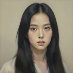 portrait of jisoo by richard schmid