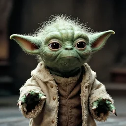 film still of yoda as nicholas cage in vampires kiss