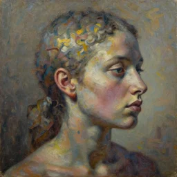consciousness defines reality, oil on canvas, intricate, 8k, HDR, CG Society