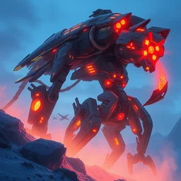 grazer machine mecha animal beast robot of horizon forbidden west horizon zero dawn bioluminiscence, behance hd by jesper ejsing, by rhads, makoto shinkai and lois van baarle, ilya kuvshinov, rossdraws global illumination