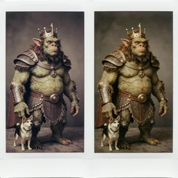 kingdom ogre,art by Jean Giraud Moebius and Den Beauvais,trending on artstation, identical lighting tilt-shift,tintype photo,impressionism ,hdr,doge ,polaroid ,