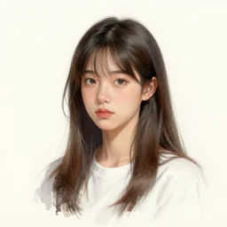 girl portrait study by kev chan, trending featured on artstation