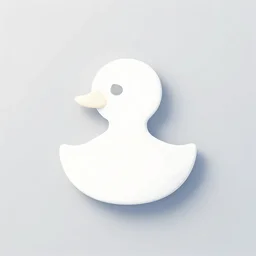 cute face icon stylized minimalist pure white duck aristocrat, loftis, cory behance hd by jesper ejsing, by rhads, makoto shinkai and lois van baarle, ilya kuvshinov, rossdraws global illumination