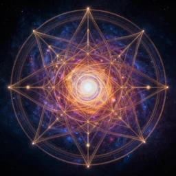 entropia of universe, hyper detailed realistic 8 k, sacred geometry