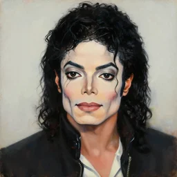 portrait of michael jackson, highly detailed painting by gaston bussiere, craig mullins, j. c. leyendecker 8 k