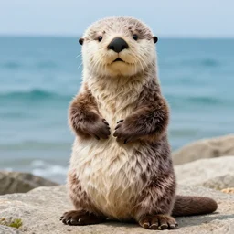 nicolas cage cosplay as a sea otter