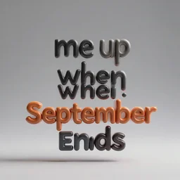 wake me up when september ends, octane render