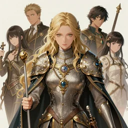 a poppet champion, dungeons and dragons, pathfinder, light dust, magnificent, close up, details, sharp focus, elegant, highly detailed, illustration, by Jordan Grimmer and greg rutkowski and PiNe(パイネ) and 薯子Imoko and 香川悠作 and wlop and maya takamura, intricate, beautiful, Trending artstation, pixiv, digital Art