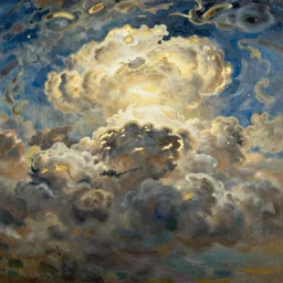impressionist depiction of heaven by caravaggio