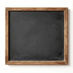 an old wooden empty ad board.