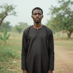 a portrait of a character in a scenic environment by Khalik Allah