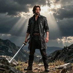 keanu reeves as dante from devil may cry, film still