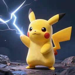 Real life Pikachu using thunderbolt move, national geogra