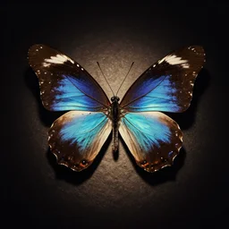 a butterfly by akihito yoshida, dramatic lighting, centered