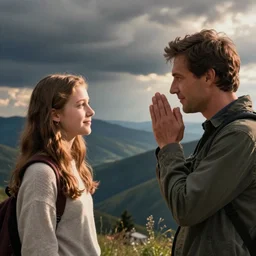 teenage daughter looks at her father after he made a dad joke