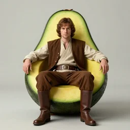 obi - wan kenobi as an avocado chair