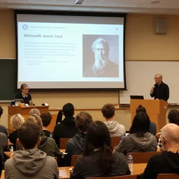 witchcraft seminar at a university, by donato giancola and berthold woltze.