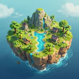 Cryengine 3 island, painting