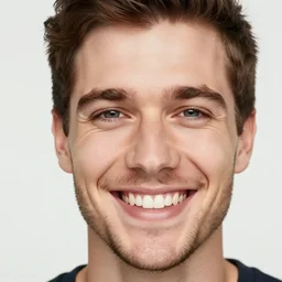 photo of a white guy smiling, closeup, selfie, HD