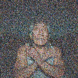 one old indigenous man with micron pen ink tattoos stares at the camera, night sky, stars, bruce gilden, leica s, fuji 8 0 0, grainy, low light