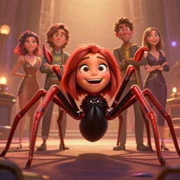 epic professional digital art of humanoid spider, cheery, happy, fun, optimistic, cheerful ambient lighting, leesha hannigan, wayne haag, reyna rochin, ignacio fernandez rios, mark ryden, iris van herpen, best on artstation, cgsociety, epic, stunning, gorgeous, much wow, cinematic, masterpiece