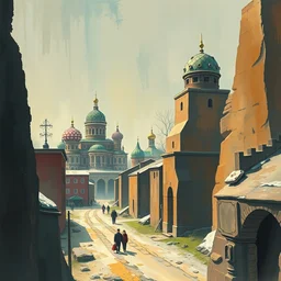 the nonlinear. highly detailed digital painting, watercolor, soviet realism, engraving, artstation, concept art, smooth, sharp focus, vivid grunge, manga illustration, unreal engine 5, 8, abstract by bilibin and kilian eng and hilma af klint and malevich and lissitzky