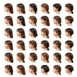 Collage of 20 random profile images