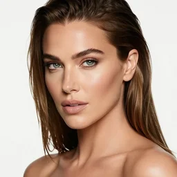 Olivia Culpo, clear makeup, clean hair, dry skin, clear skin, airbrushed, bright eye makeup, warrior body, photo by mario testino, cinematic, hyper detailed, micro details, insanely detailed, trending on artstation, concept art, insanely detailed and intricate