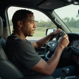 film still of sean kingston driving a dodge ram