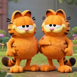 garfield and odie as real animals